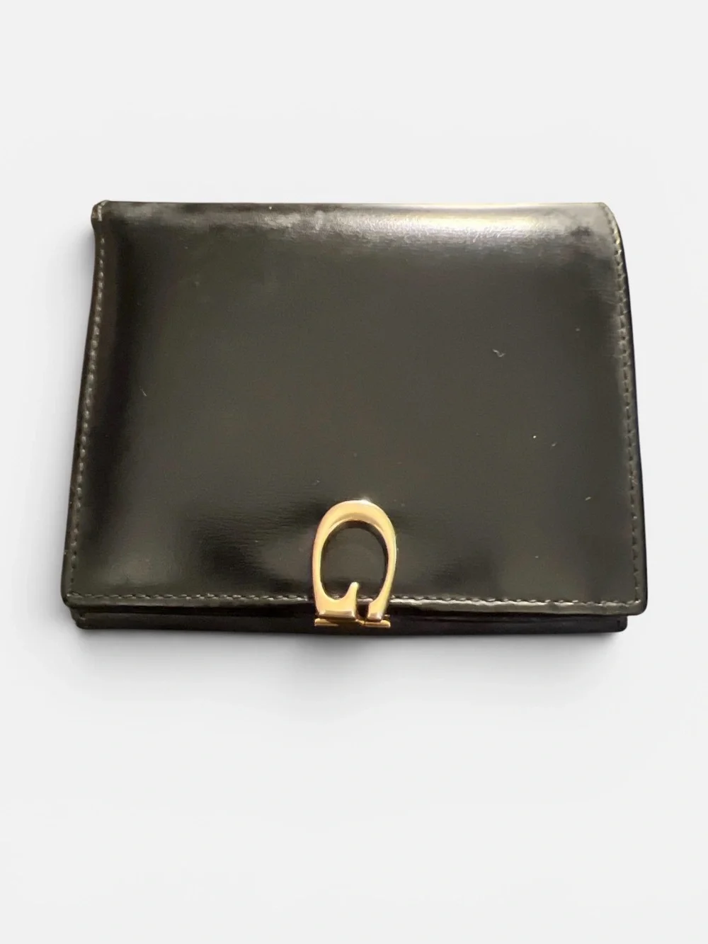 Gucci Black Leather Wallet with Gold Horsebit Accent - Picture 2 of 9